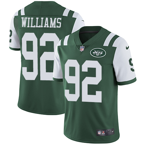 2019 Men New York Jets #92 Williams green Nike Vapor Untouchable Limited NFL Jersey->new york jets->NFL Jersey
